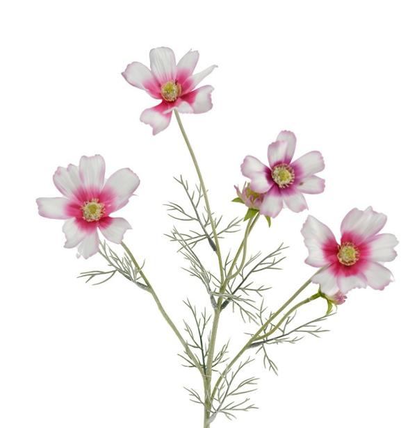 Artificial Daisy & Cosmos |  Cosmos Wild Flower Cream Pink 60Cm Artificial Daisy & Cosmos Artificial Daisy & Cosmos