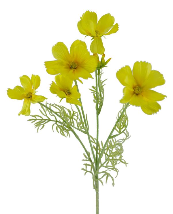 Artificial Daisy & Cosmos |  Cosmos Wild Flower Yellow 61Cm Artificial Daisy & Cosmos Artificial Daisy & Cosmos