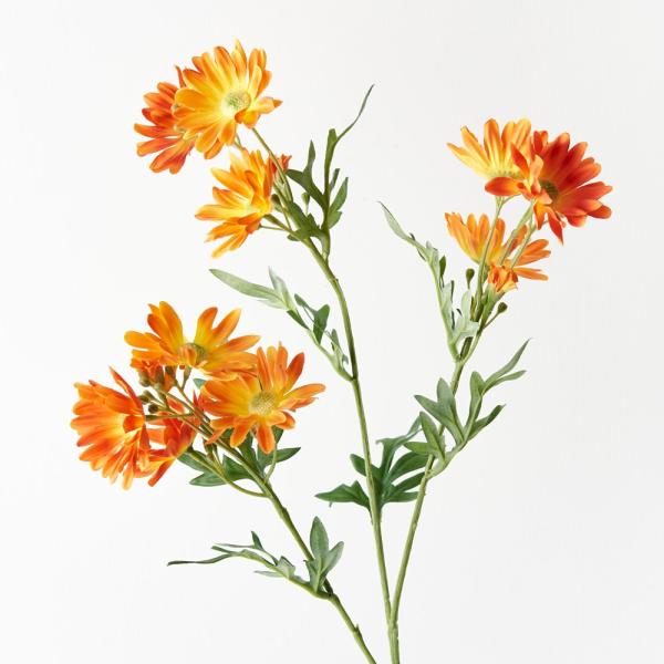 Artificial Daisy & Cosmos |  Daisy Spray Della Orange 73Cm Artificial Daisy & Cosmos Artificial Daisy & Cosmos