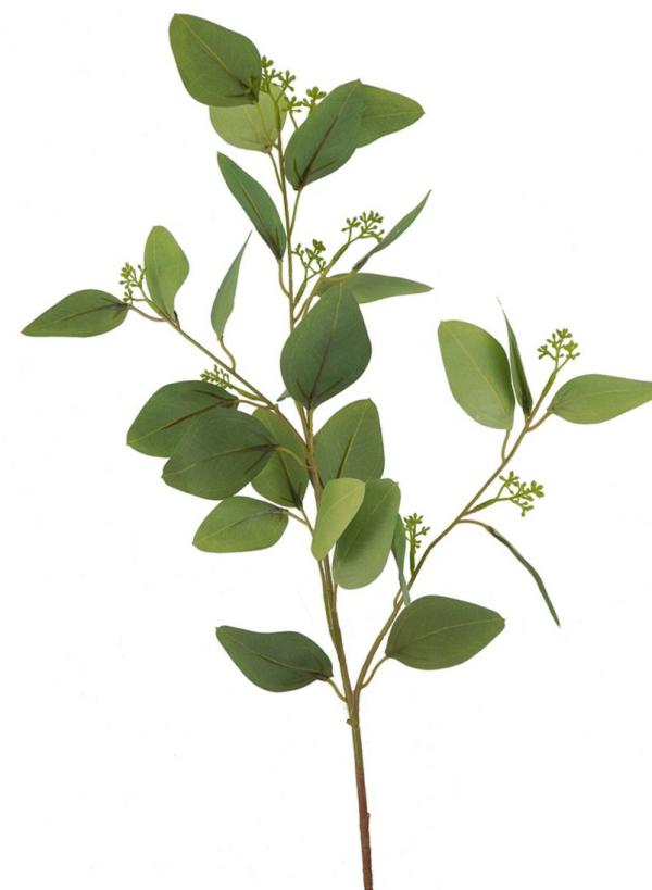 Artificial Eucalyptus |  Eucalyptus Gum Leaves With Seed 72Cm Artificial Eucalyptus Artificial Eucalyptus