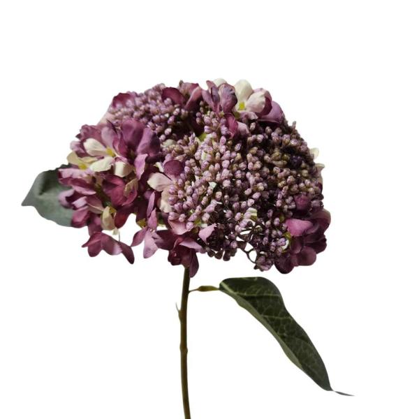 Artificial Hydrangeas |  Artificial Bud Hydrangea Purple 33Cm Artificial Flowers Artificial Hydrangeas