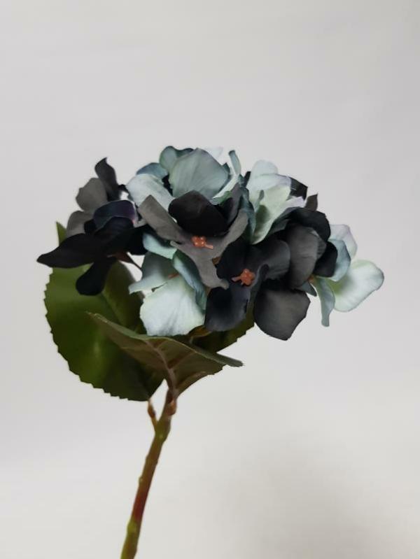 Artificial Hydrangeas |  Artificial Hydrangea Hillary Blue 34Cm Artificial Flowers Artificial Hydrangeas