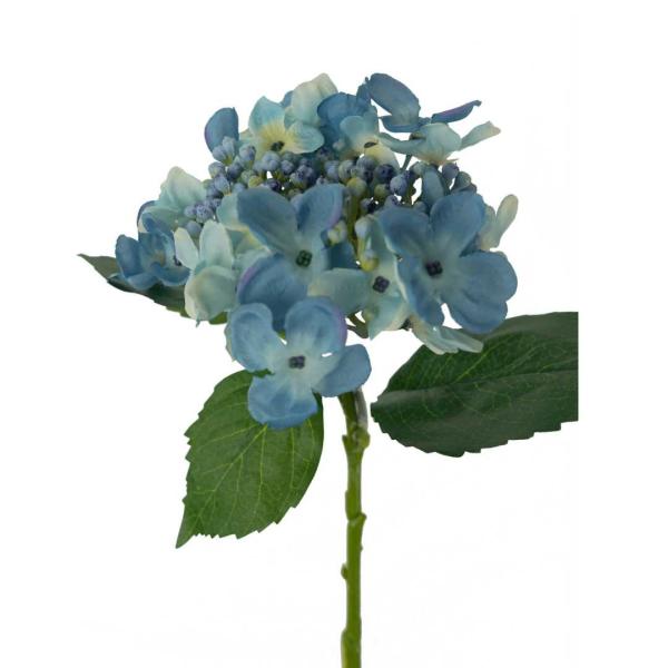 Artificial Hydrangeas |  Budding Hydrangea Blue 46Cm Artificial Flowers Artificial Hydrangeas