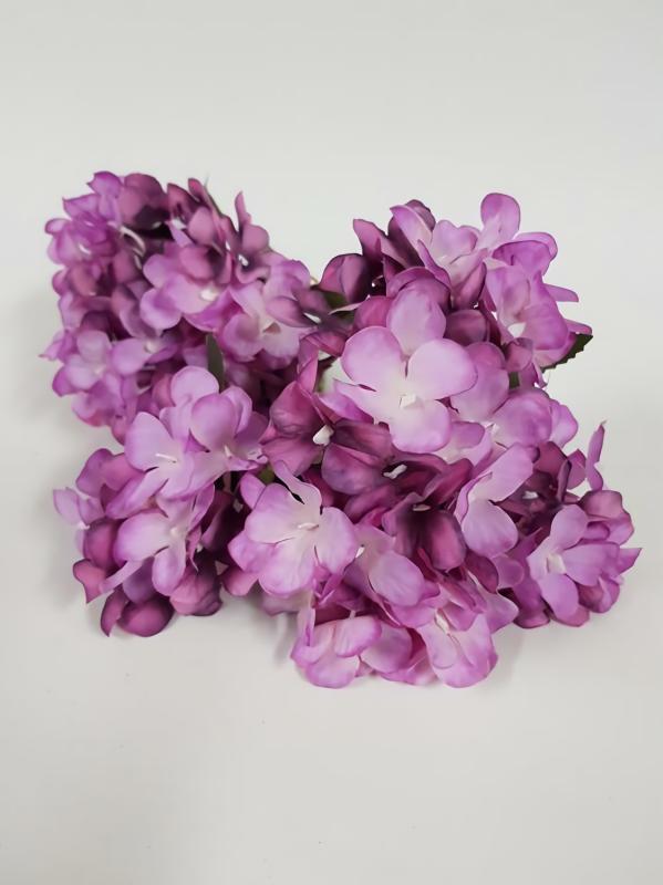 Artificial Hydrangeas |  Hydrangea Bunch Deep Purple Artificial Flowers Artificial Hydrangeas