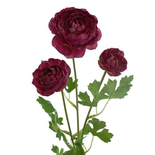 Artificial Ranunculus |  Artificial Ranunculus 3H Hot Pink 61Cm Artificial Flowers Artificial Ranunculus