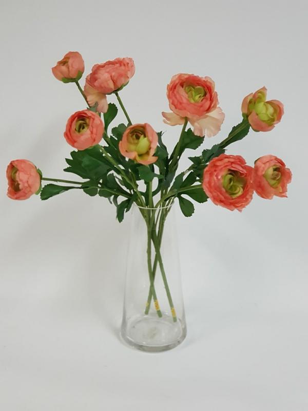 Artificial Ranunculus |  Ranunculus Spray Orange X 3H Artificial Flowers Artificial Ranunculus