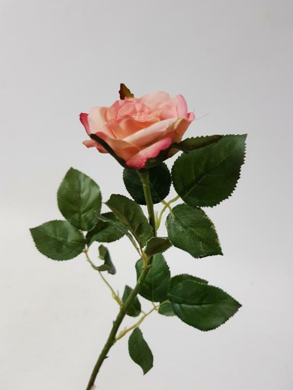 Artificial Roses |  Artificial Miniflora Rose Pink 58Cm Artificial Flowers Artificial Roses