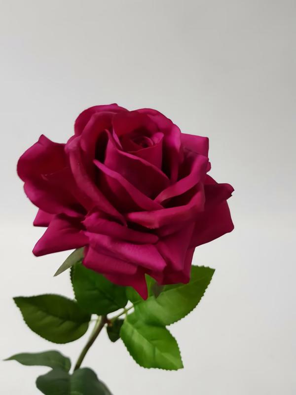 Artificial Roses |  Artificial Rose Anna Burgundy 75Cm Artificial Flowers Artificial Roses