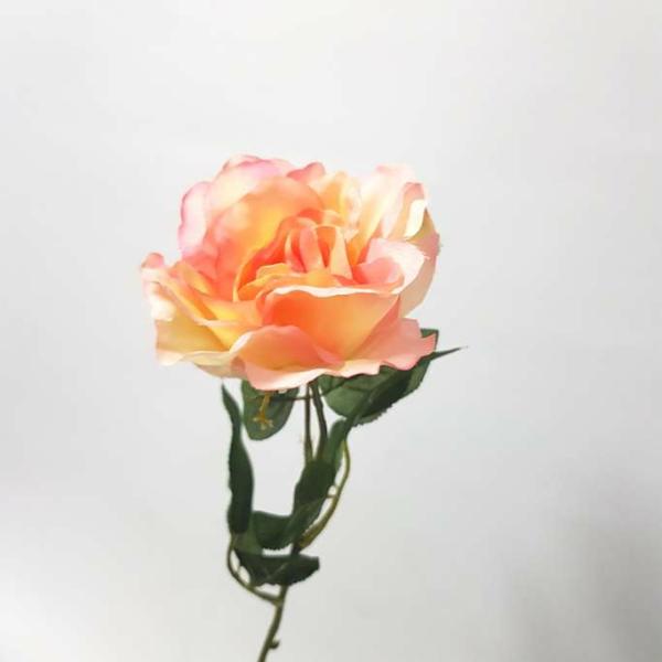 Artificial Roses |  Artificial Rose Becca Coral 56Cm Artificial Flowers Artificial Roses