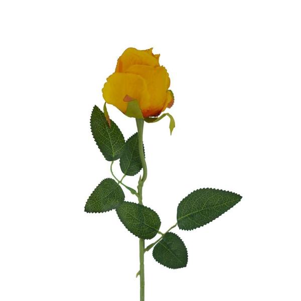 Artificial Roses |  Artificial Rose Bobby Yellow 52Cm Artificial Flowers Artificial Roses