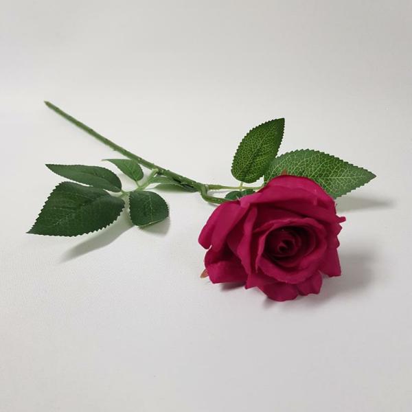 Artificial Roses |  Artificial Rose Bonita Magenta 49Cm Artificial Flowers Artificial Roses