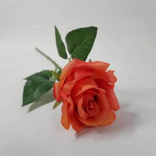 Artificial Roses |  Artificial Rose Bonita Orange 49Cm Artificial Flowers Artificial Roses