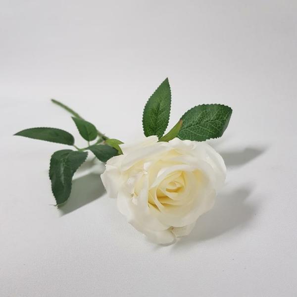 Artificial Roses |  Artificial Rose Bonita White 49Cm Artificial Flowers Artificial Roses