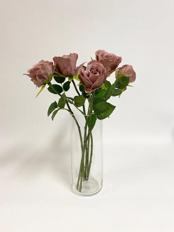 Artificial Roses |  Artificial Rose Bonnie Dark Pink Artificial Flowers Artificial Roses