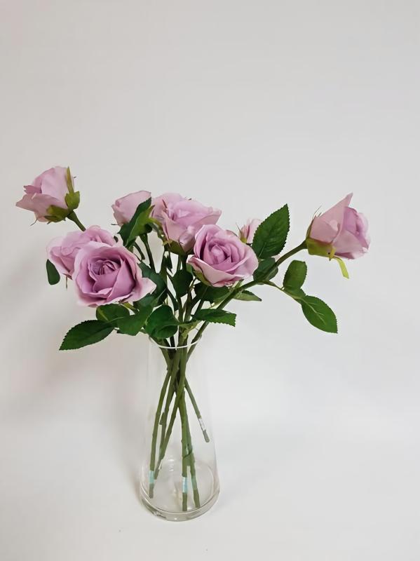 Artificial Roses |  Artificial Rose Bonnie Mauve Artificial Flowers Artificial Roses