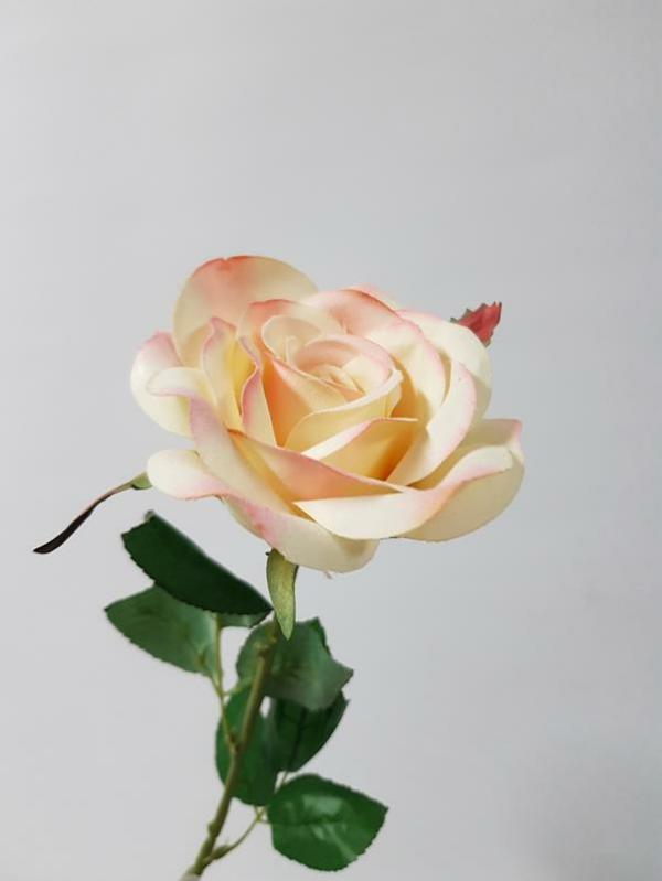 Artificial Roses |  Artificial Rose Emily Peach 70Cm Artificial Flowers Artificial Roses