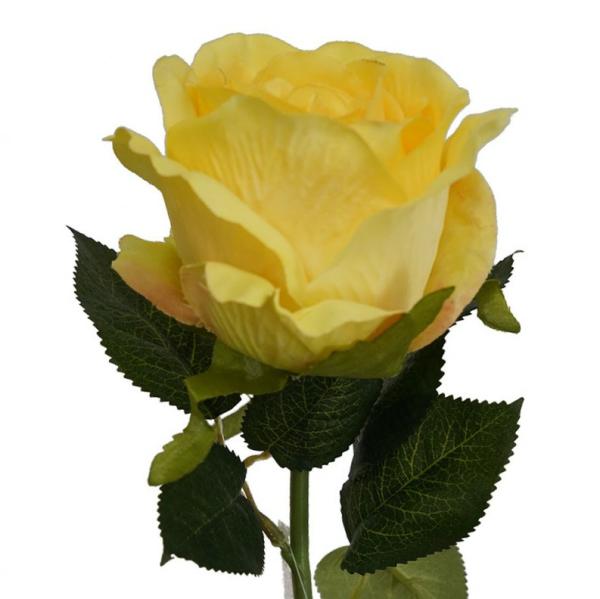 Artificial Roses |  Artificial Rose Emily Yellow 36Cm Artificial Flowers Artificial Roses