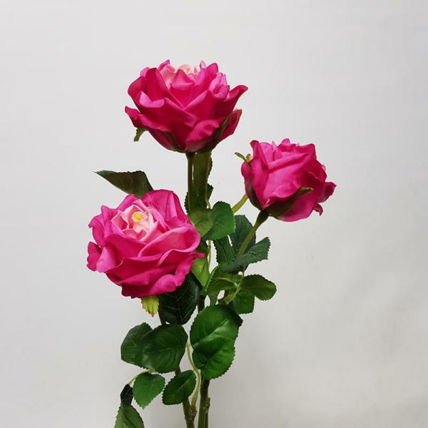 Artificial Roses |  Artificial Rose Marley Dark Pink 44Cm Artificial Flowers Artificial Roses