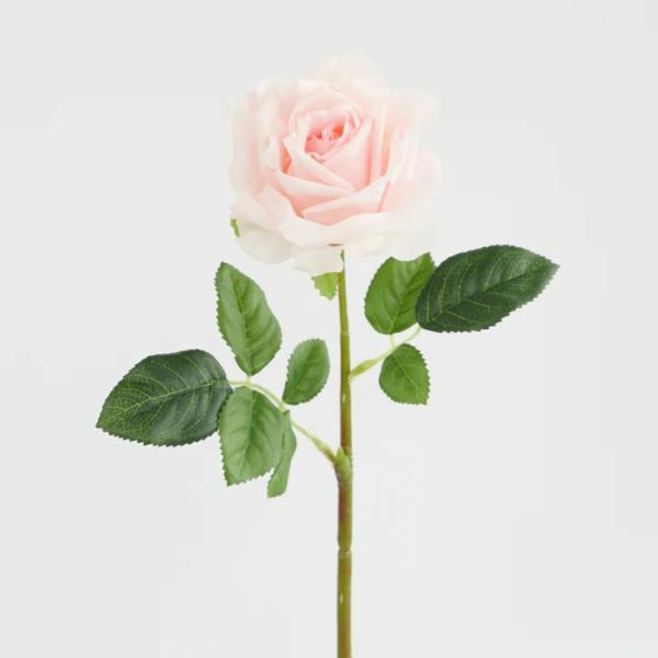 Artificial Roses |  Artificial Rose Marley Pale Pink 44Cm Artificial Flowers Artificial Roses