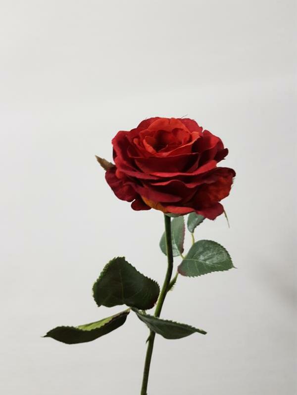 Artificial Roses |  Artificial Rose Nicole Dusty Red 38Cm Artificial Flowers Artificial Roses