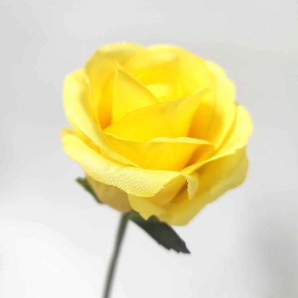 Artificial Roses |  Artificial Rose Pip Yellow 24Cm Artificial Flowers Artificial Roses