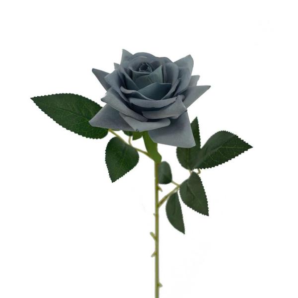 Artificial Roses |  Artificial Rose Priscilla Blue 62Cm Artificial Flowers Artificial Roses