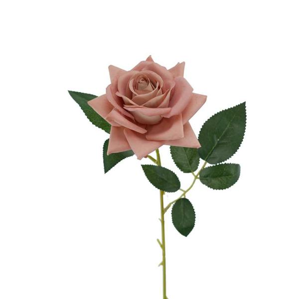 Artificial Roses |  Artificial Rose Priscilla Dusty Pink 62Cm Artificial Flowers Artificial Roses