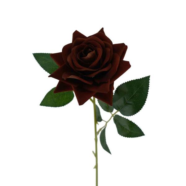 Artificial Roses |  Artificial Rose Priscilla Rust 62Cm Artificial Flowers Artificial Roses