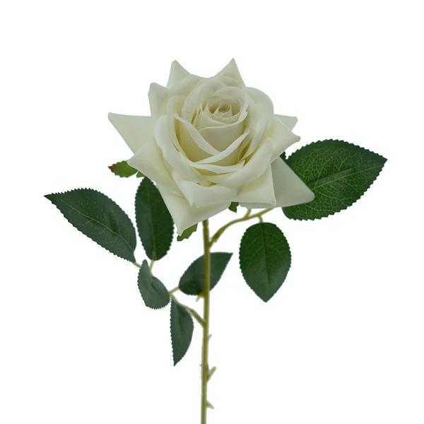 Artificial Roses |  Artificial Rose Priscilla White 62Cm Artificial Flowers Artificial Roses