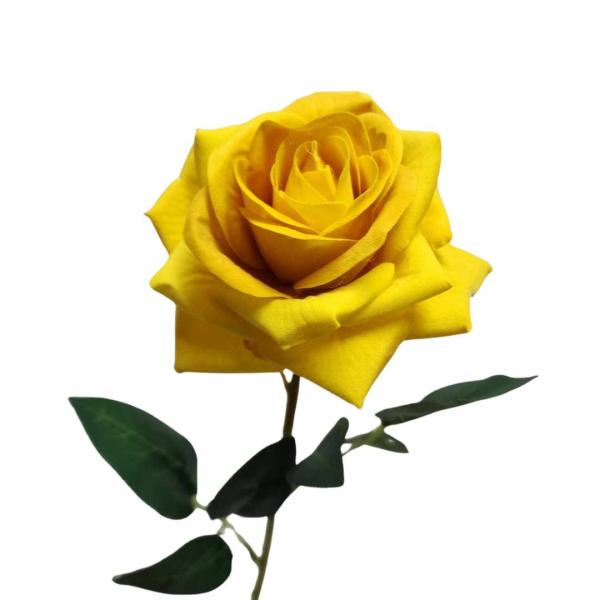 Artificial Roses |  Artificial Rose Susie Yellow 63Cm Artificial Flowers Artificial Roses