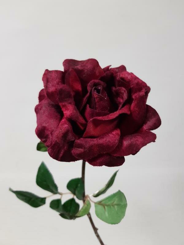 Artificial Roses |  Artificial Rose Velvet Burgundy 30Cm Artificial Flowers Artificial Roses