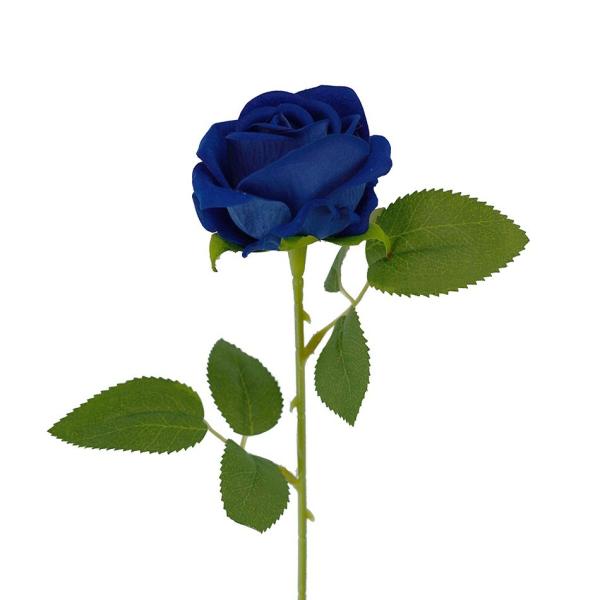 Artificial Roses |  Mini Rose Katie Royal Blue 51Cm Artificial Flowers Artificial Roses