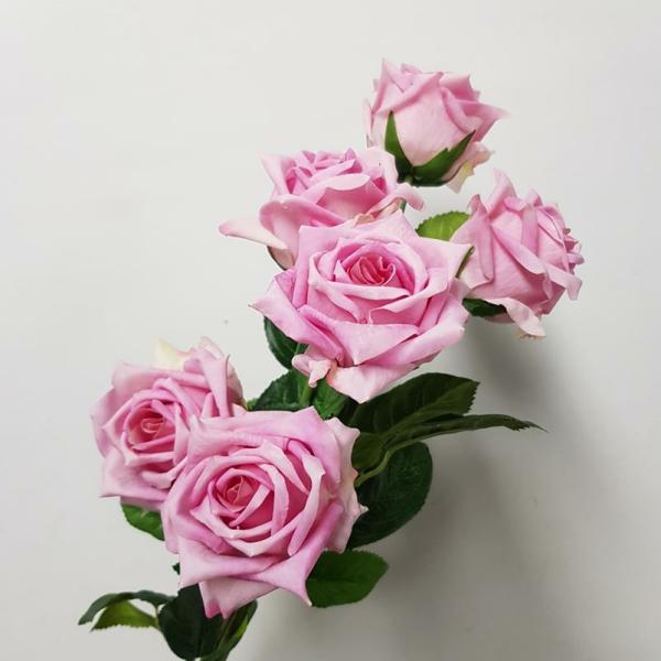 Artificial Roses |  Rose Louise Mauve 46Cm Artificial Flowers Artificial Roses