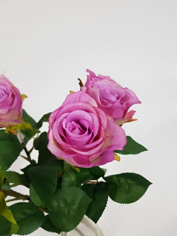 Artificial Roses |  Rose Soft Touch Mauve Artificial Flowers Artificial Roses