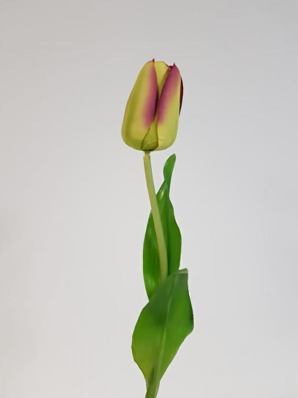 Artificial Tulips |  Tulip Stem Green/Purple Artificial Flowers Artificial Tulips