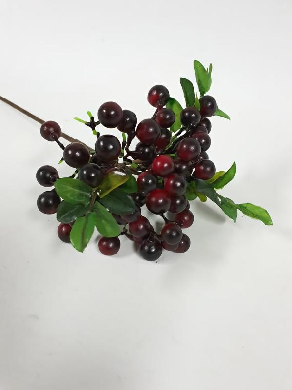 Berries |  Artificial Berry Deep Red 30Cm Artificial Flowers Berries