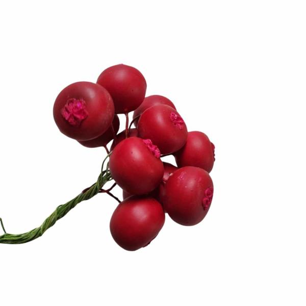 Berries |  Artificial Red Hawthorn Berry Artificial Flowers Berries