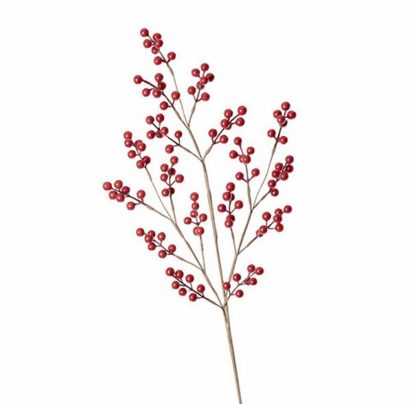 Berries |  Christmas Berries Red 85Cm Artificial Flowers Berries