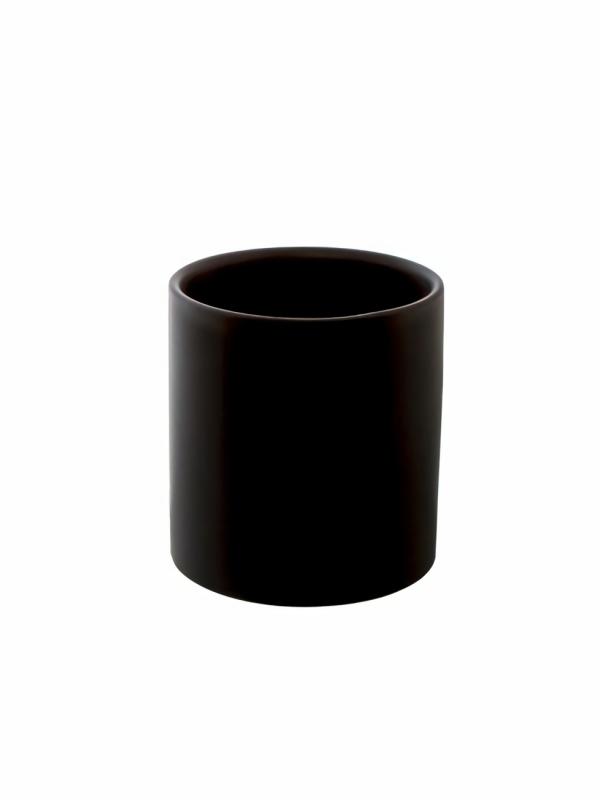 Ceramic Vases & Pots |  Ceramic Cylinder Vase Black 12Cm Ceramic Vases & Pots Ceramic Vases & Pots