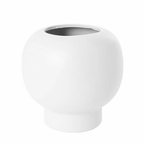 Ceramic Vases & Pots |  Ceramic Kali Vase Matte White 20Cm Ceramic Vases & Pots Ceramic Vases & Pots