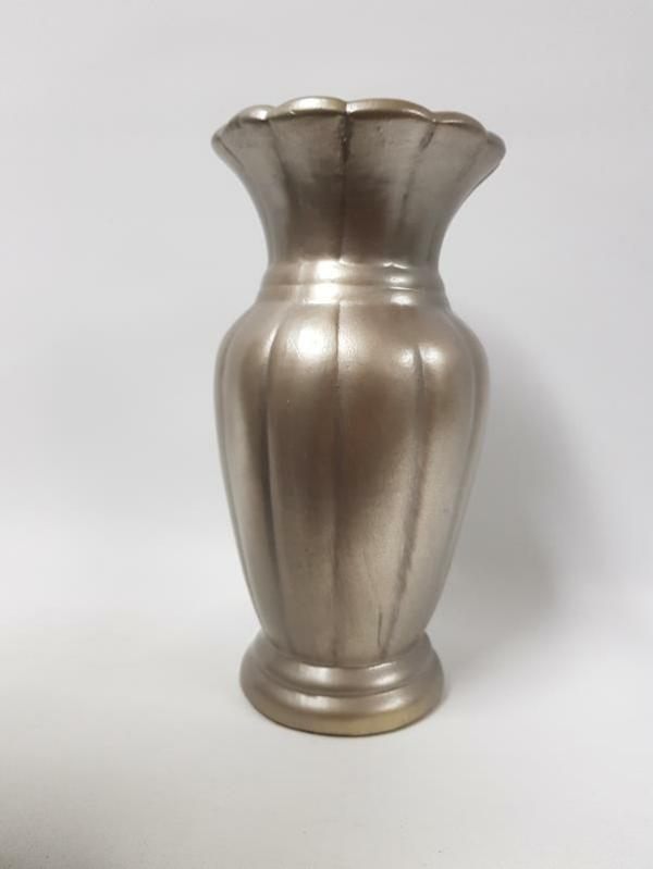 Ceramic Vases & Pots |  Champagne Silver Custom Vase 23Cm Ceramic Vases & Pots Ceramic Vases & Pots