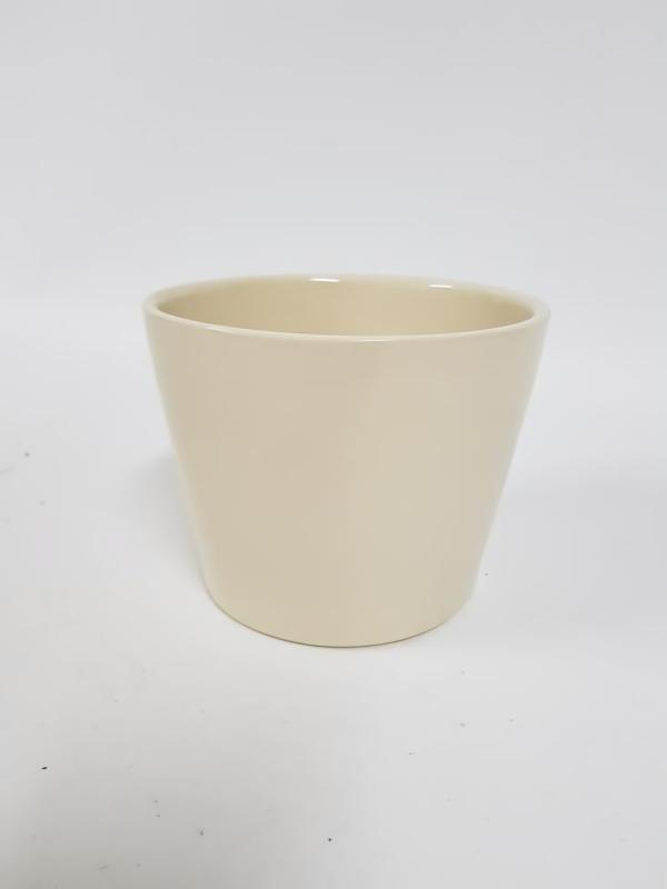 Ceramic Vases & Pots |  Cream Flower Pot 12 Cm Ceramic Vases & Pots Ceramic Vases & Pots