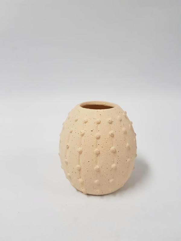 Ceramic Vases & Pots |  Dot Vase Apricot 10Cm Ceramic Vases & Pots Ceramic Vases & Pots