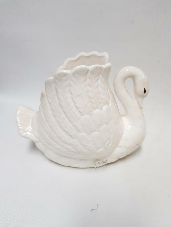 Ceramic Vases & Pots |  Porcelain Swan Planter 14Cm X 19Cm Ceramic Vases & Pots Ceramic Vases & Pots