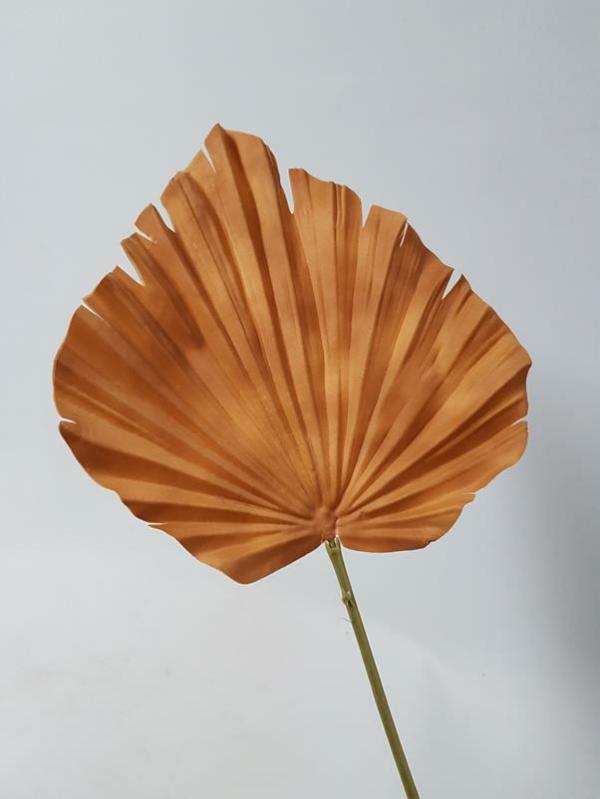 Dried Flowers |  Artificial Spear Palm Burnt Orange 61Cm Artificial Flowers Dried Flowers