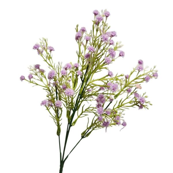 Fillers |  Artificial Babies Breath Bush Purple 33Cm Artificial Flowers Fillers