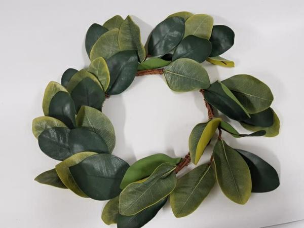 Floral Wreaths |  Magnolia Leaf Wreath 55Cm Floral Craft Floral Wreaths