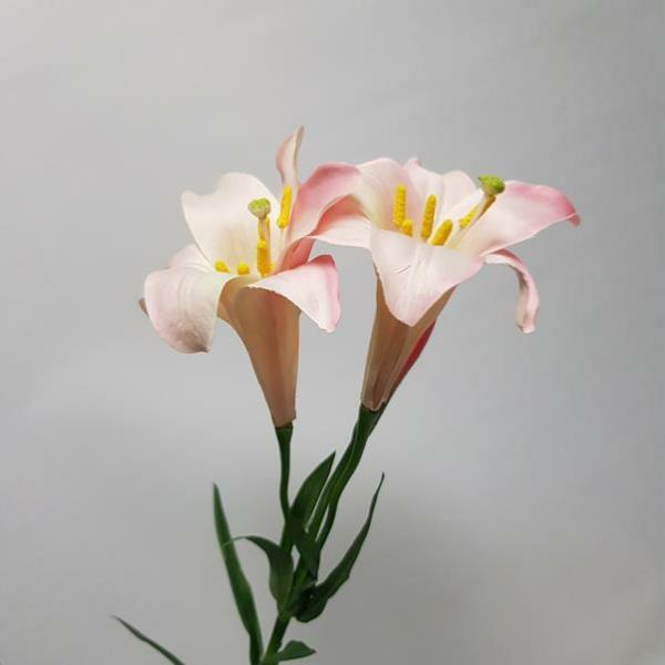 Flower Bunches |  Artificial Tiger Lily Pale Pink 81Cm Artificial Flowers Flower Bunches