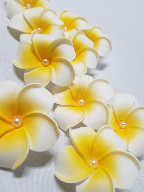 Flower Heads |  Artificial Frangipani Heads Artificial Flowers Flower Heads