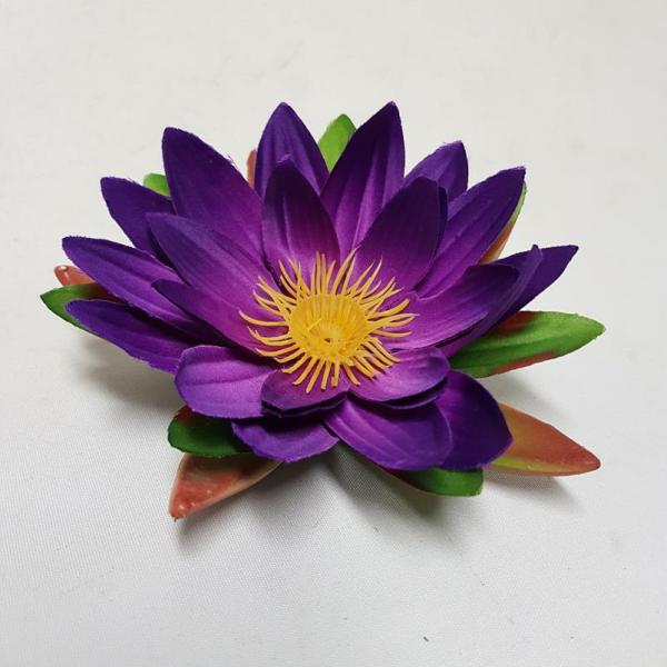 Flower Heads |  Floating Lotus Flower Cadbury Purple 15Cm Artificial Flowers Flower Heads